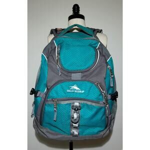 HIGH SIERRA Swoop SG Backpack TechSpot Teal Green Pockets